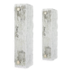 Frosted Glass Vanity Wall Sconce by Kaiser, Germany, 1970s
