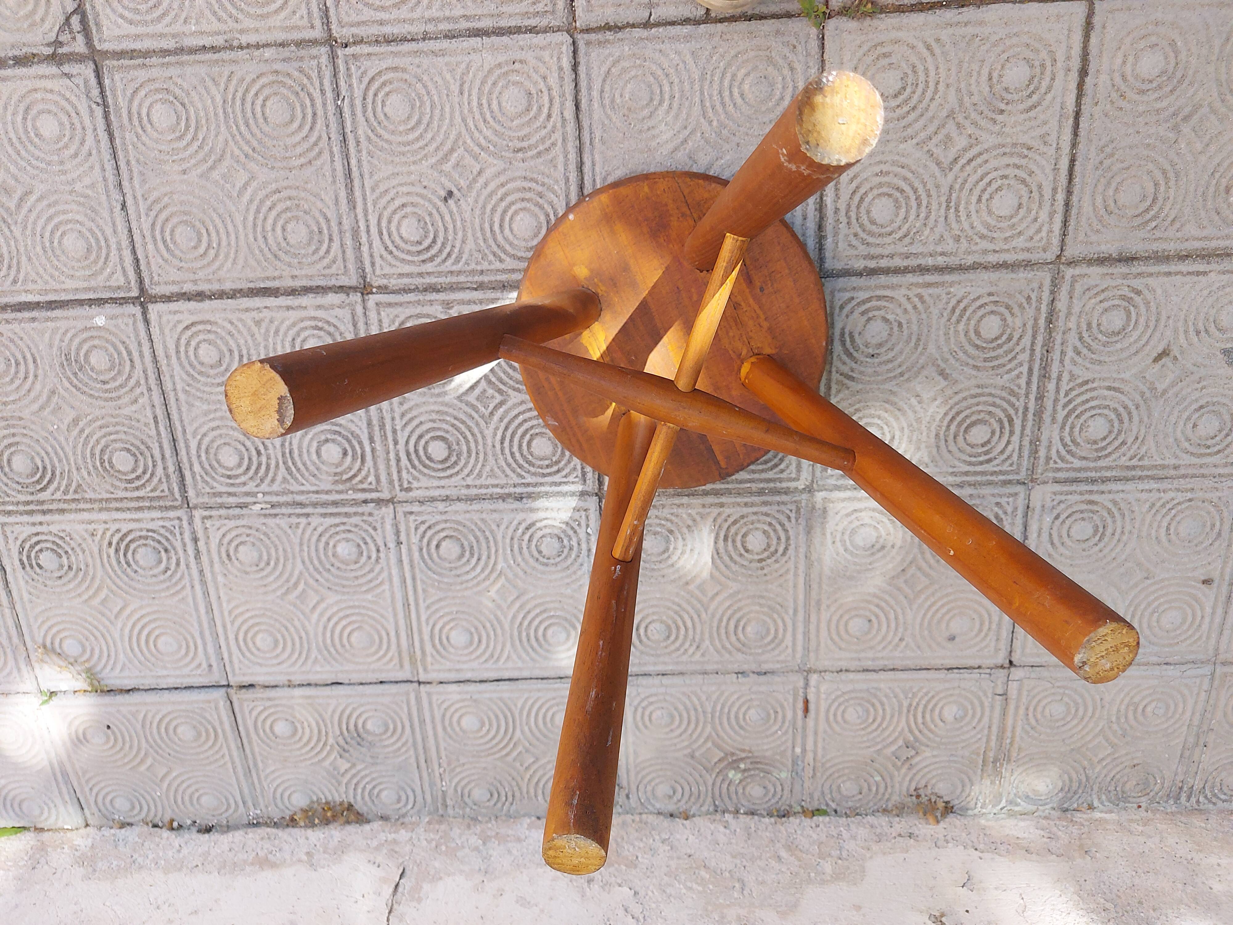 Vintage wooden stool