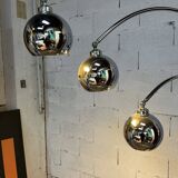 Lily of the valley floor lamp 1970 design Goffredo Reggiani