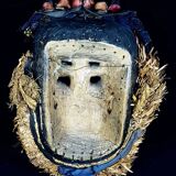 Masque Guéré Polychrome - Côte d'Ivoire - Certif d'authenticité - Coll Privé