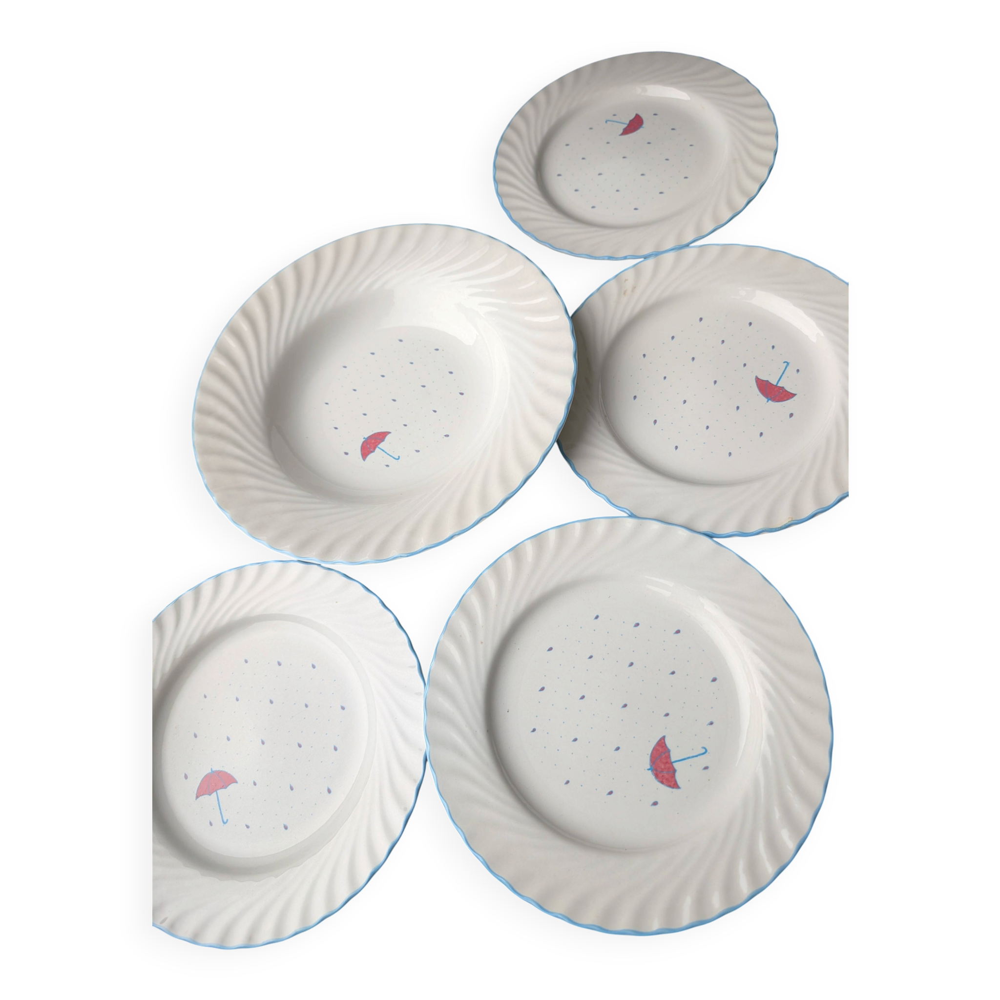 Assiettes et saladier Nuova Fontebasso