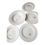 Assiettes et saladier Nuova Fontebasso