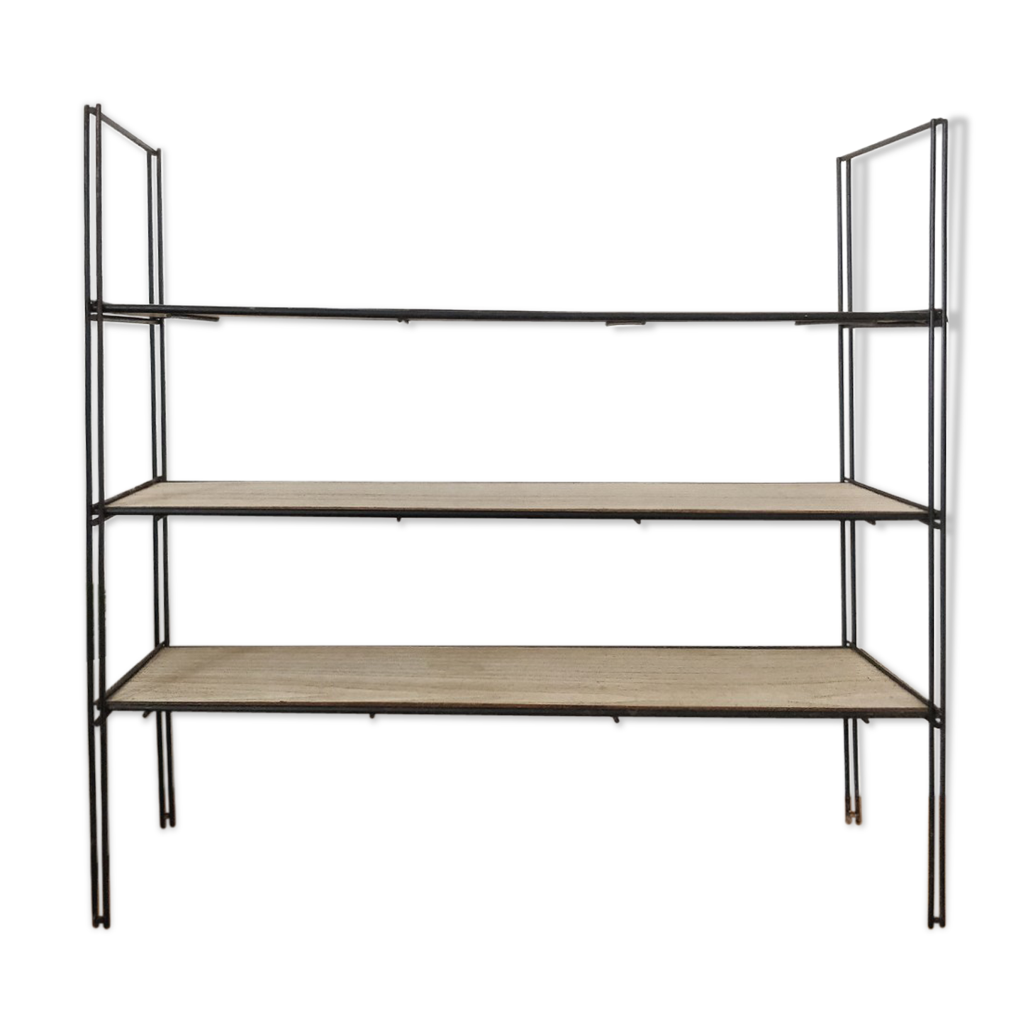 Metal wall thong shelf