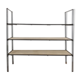 Metal wall thong shelf