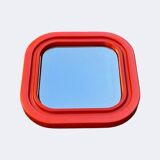 70s pop orange mirror