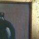 Signed still life oil painting
