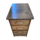 Solid oak office pedestal
