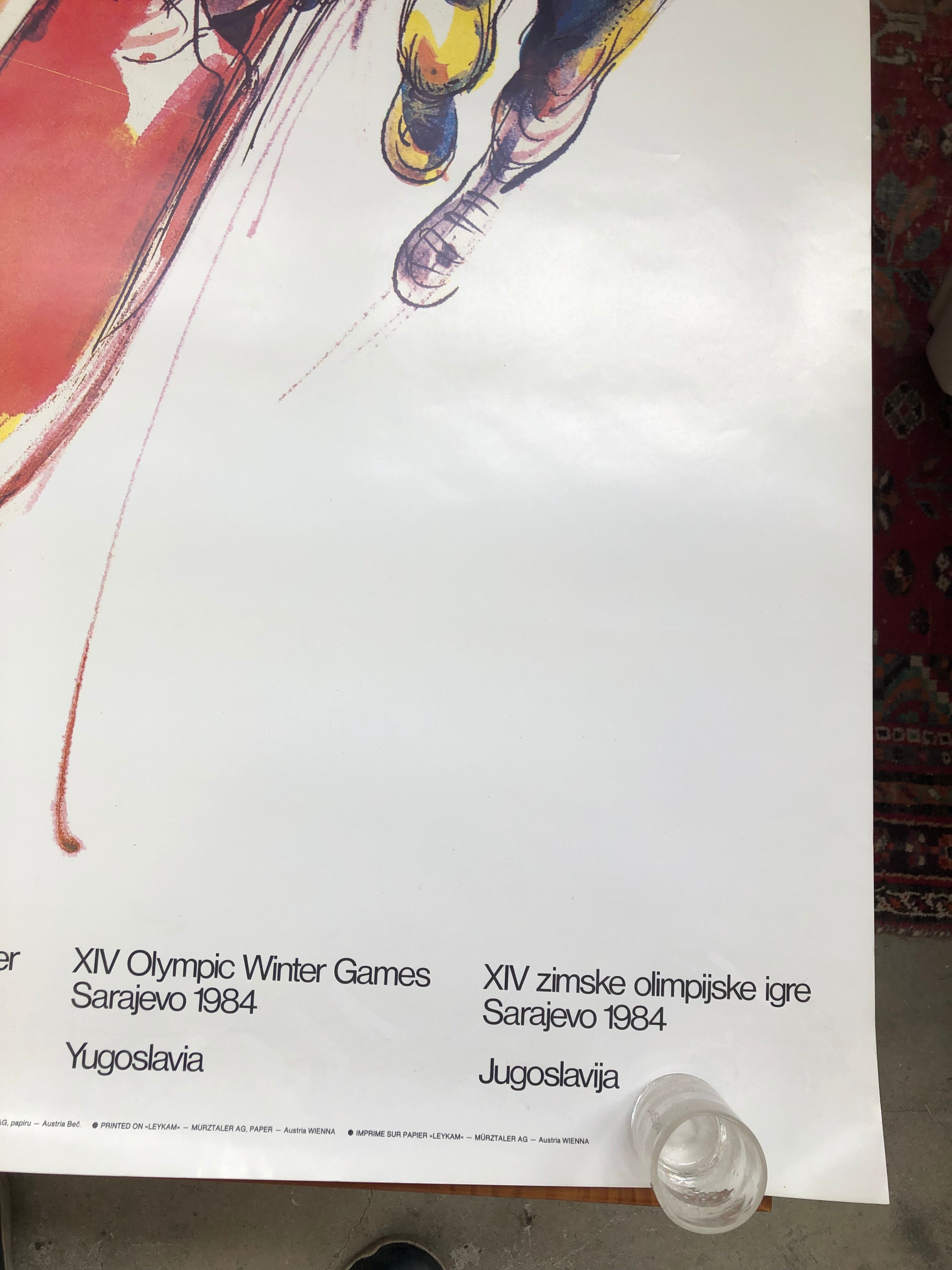original poster jo Sarajevo 84 bobsled