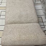 Daybed, vintage 1970s chaise longue with headrest.