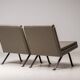 Dutch architectural lounge chairs, pair, Netherlands, circa 1960