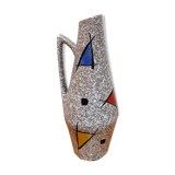 Vintage Fat Lava West German Ceramic Vase by Heinz Siery