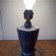 Marbled ceramic lamp base – graphic elegance