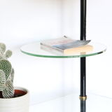 Glass coffee table, display, Dakora Nantes, 1950