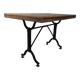 Table de bistrot métal et bois SEREX, 1920