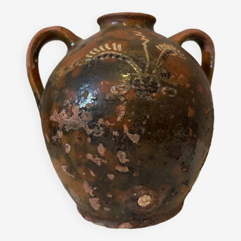 19th century oil jug