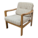 Fauteuil vintage en hêtre