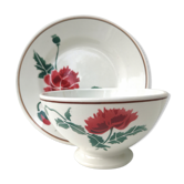 Old bowl "Luxeuil" Hbcm + plate