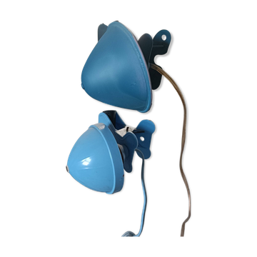 Pair of clamp lamps, mushrooms, portable lamps