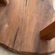 Tabouret tripode vintage en bois  1950