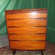 Commode vintage en teck et noyer