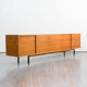 Sideboard 60s, walnut, restored, 272cm