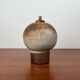 Mid-century modern ceramic oil lamp by Danish studio Aage Würtz, 1956.