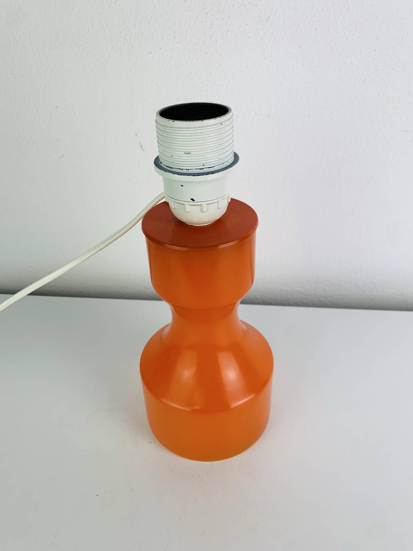 Lampe 70’s opaline orange vintage