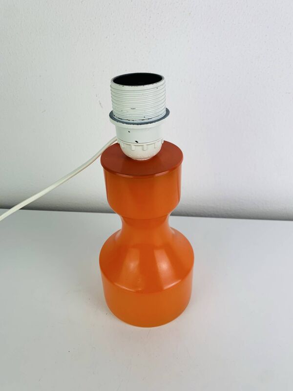 Lampe 70’s opaline orange vintage