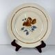Set of 4 dessert plates Sarreguemines flower pattern, first half of the
