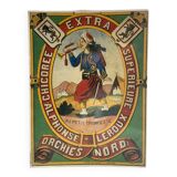 Affiche lithographiée « Chicorée Leroux »