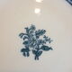 English earthenware plate decorated with flowers