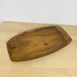 Scandinavian teak tray from the 60s