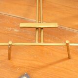Table mirror on a brass easel