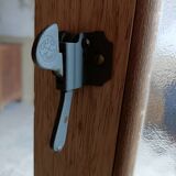 Renovated glass-fronted bookcase