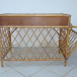 Rattan desk