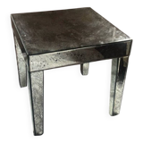 Mirrored side table