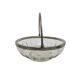 BCS Crystal Plate ART DECO with Brass Fittings