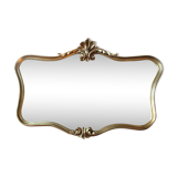 Golden wooden mirror, 100cmx67cm
