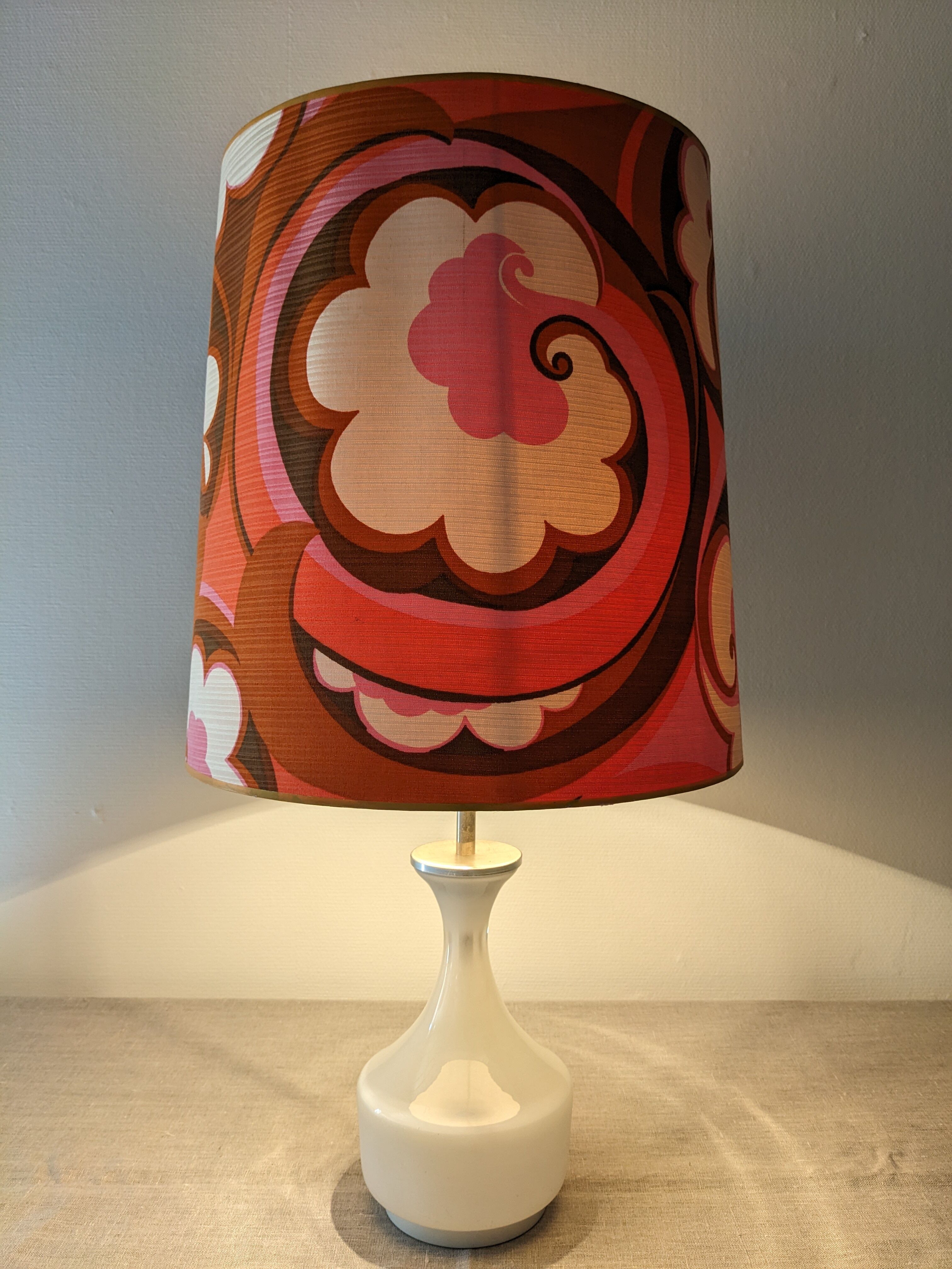 Glass lamp from the 60s/70s by Doria Leuchten