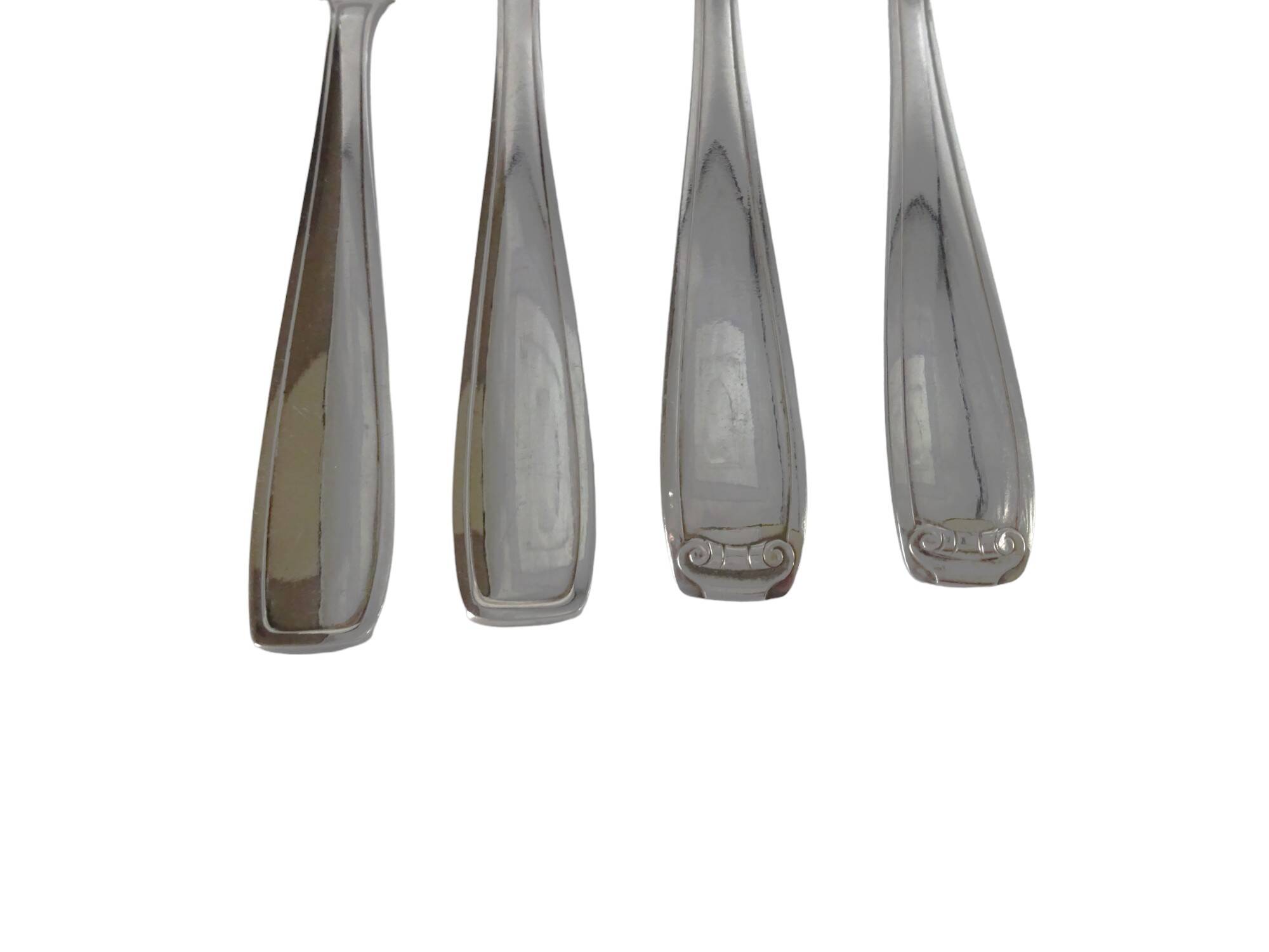 12 silver-plated fish forks and knives Frionnet François