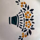 4 plates dessert art nouveau Moulin des Loups
