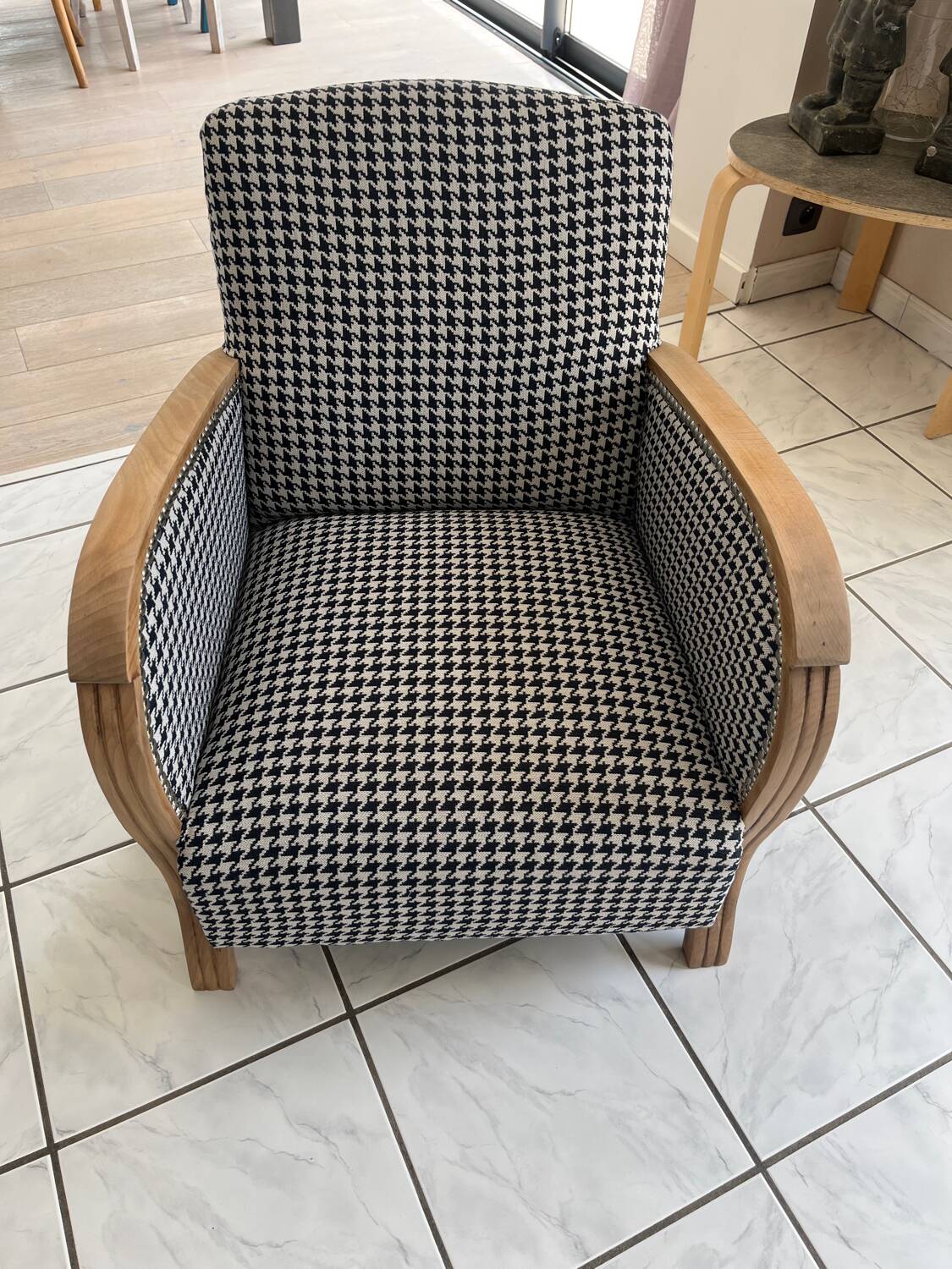 Club chair fabric