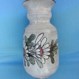 Vase Saint Paul Vallauris signed by Jacques Fonck and Jean Matéo Vintage decoration flowers 70s.