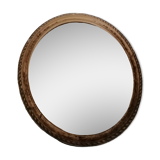 Old oval mirror