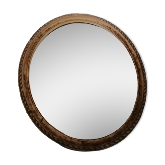 Old oval mirror