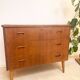 Small vintage Scandinavian chest of drawers in teak – 1960s