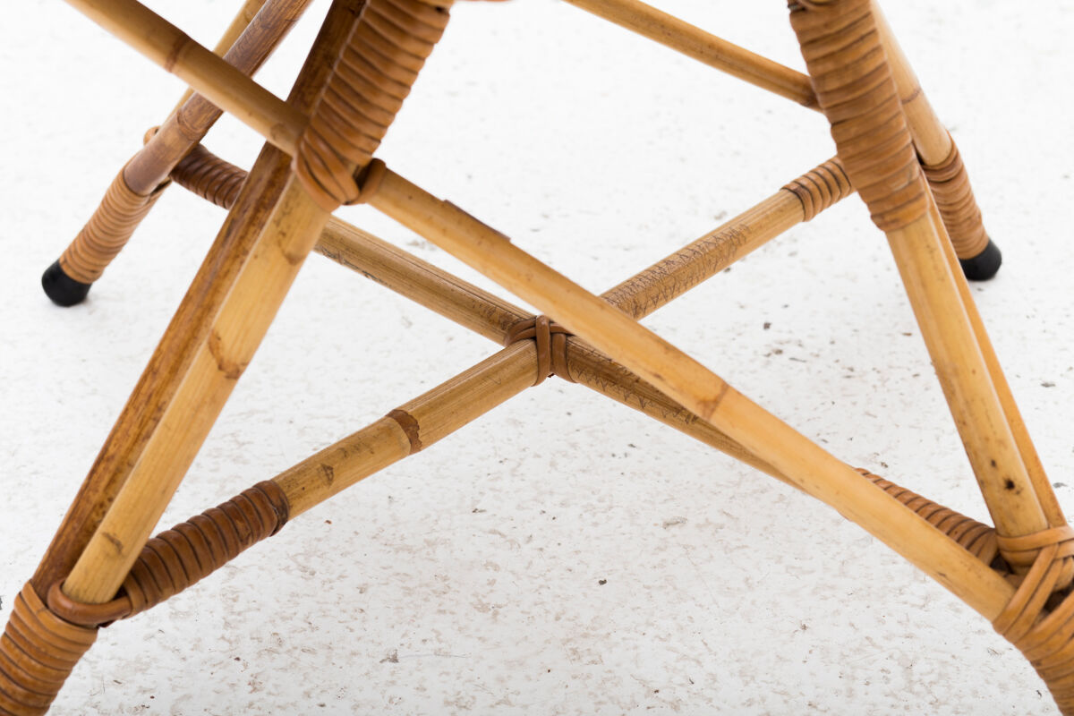 Rattan side chair, Dutch design, 1950’s