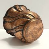 Round Embossed Copper Cachepot / Vase attr. to Egidio Casagrande, Italy