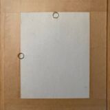 Watercolor painting "animated Orientalist landscape" signed (to decipher) + frame