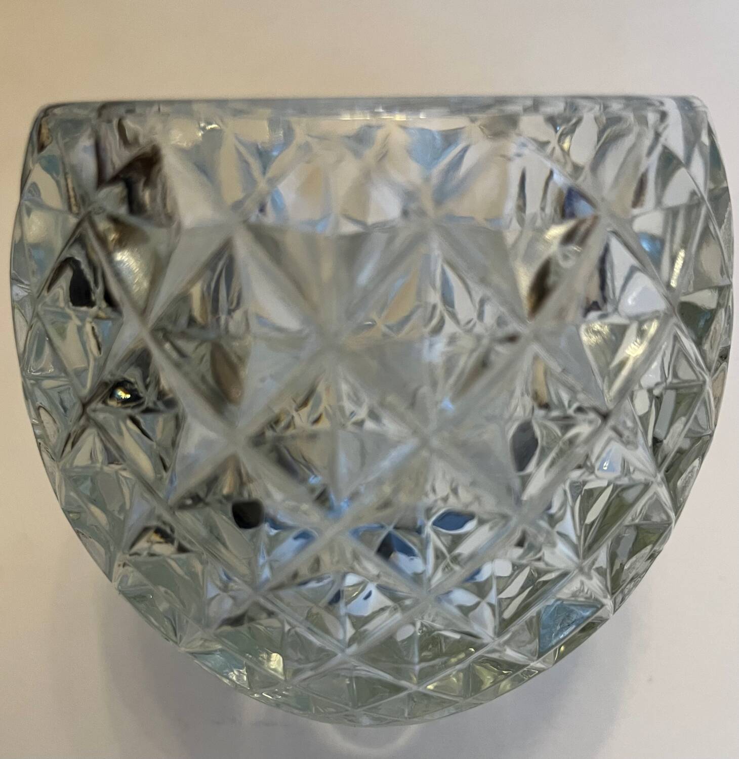 Glass ball vase